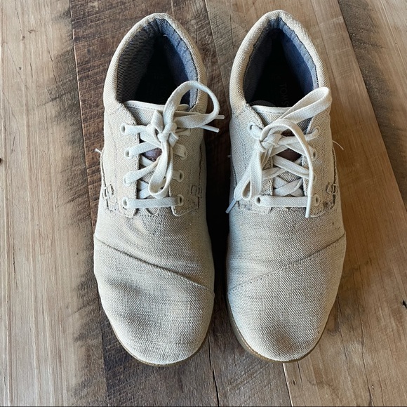 TOMS canvas lace up Alpargata sneakers - Picture 2 of 5